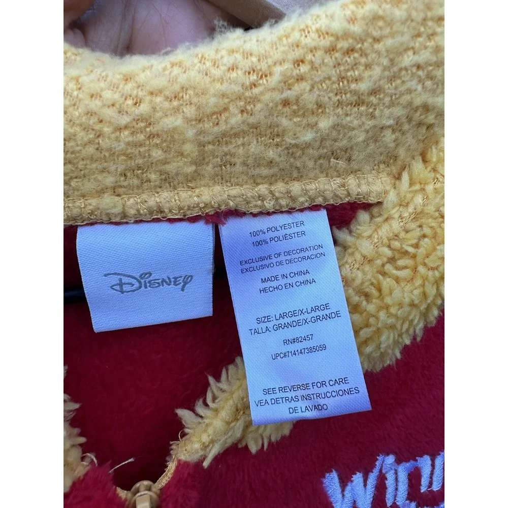 Winnie The Pooh Disney One Piece‎ Pajama Outfit Costume Adult Size Large/XL - Picture 5 of 5